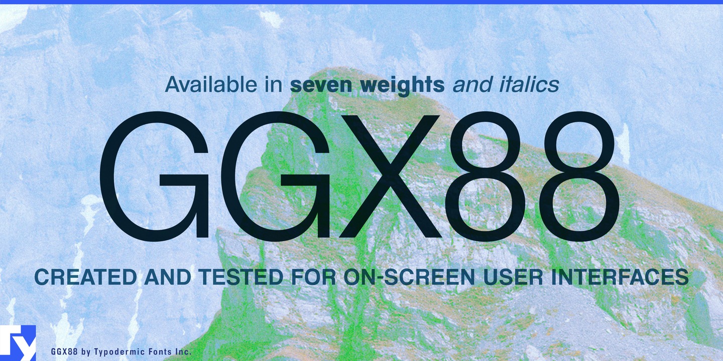 Шрифт Ggx88